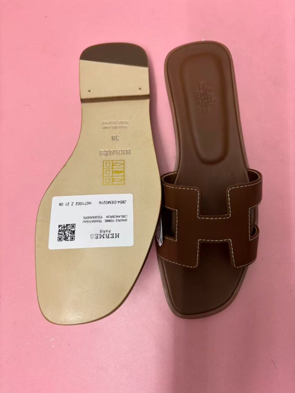 Hermes Brown Sandals - Picture 3 of 6